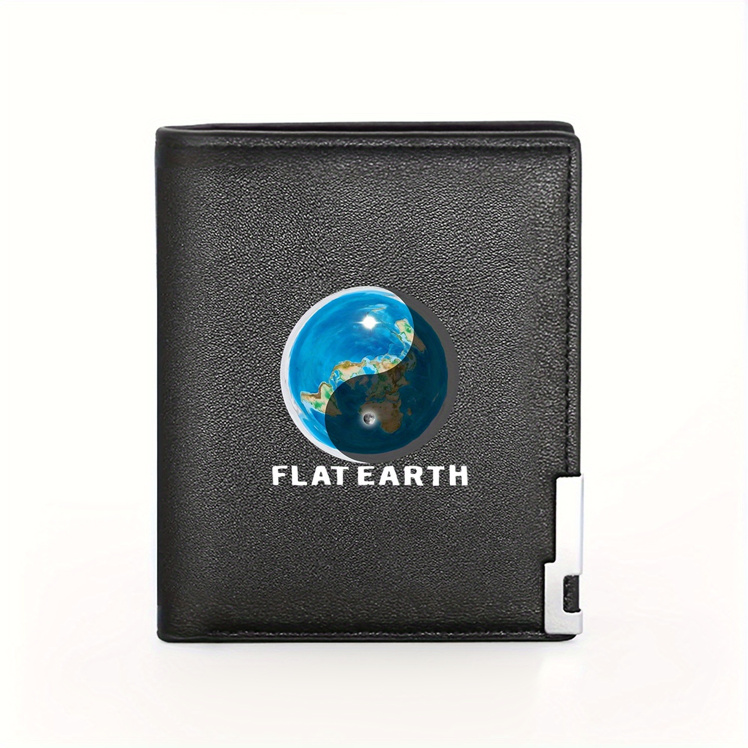 Interior Design Graphic Standards - Flat Earth Yin Yang Design Wallet