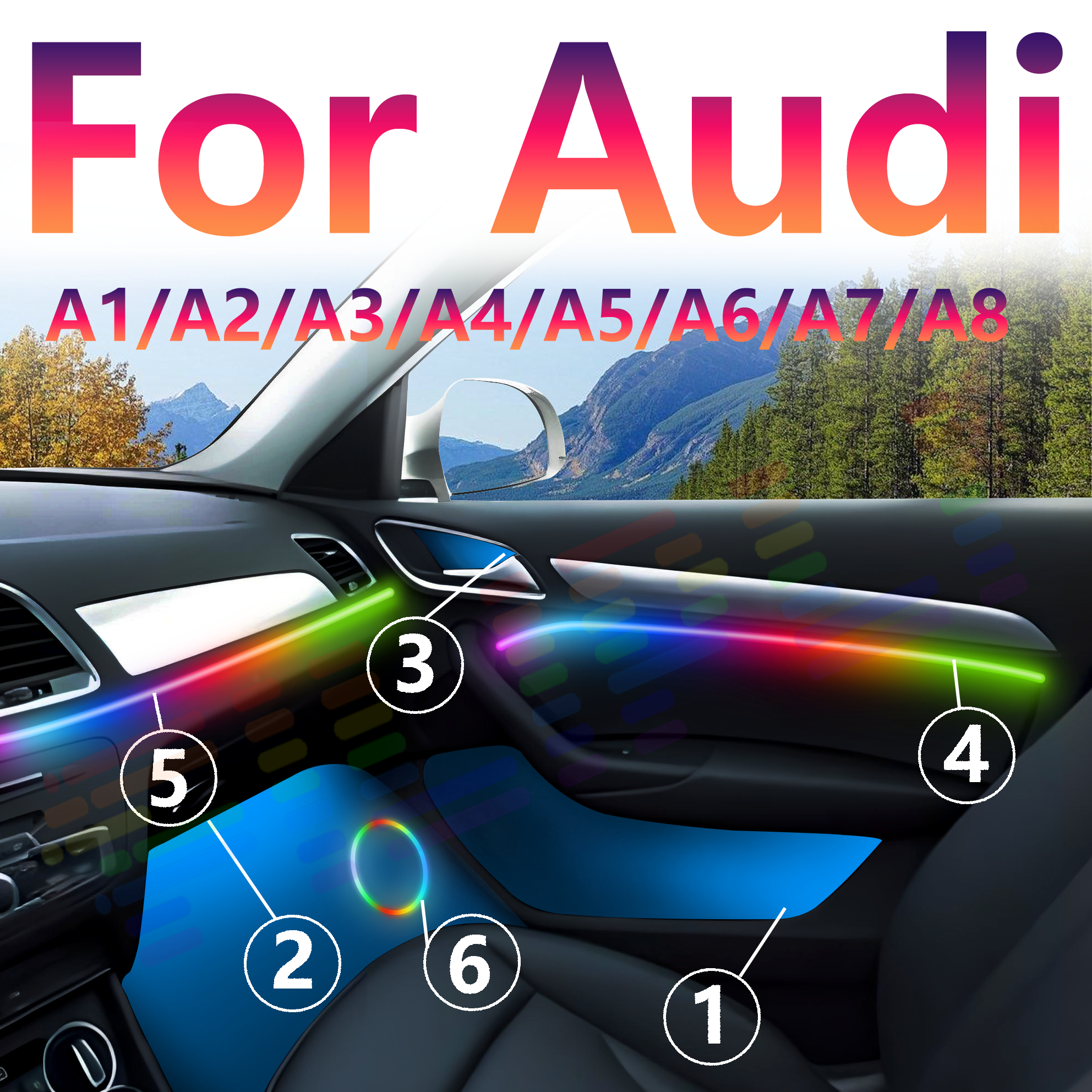 Interior Design Apps - Interior LED Light For Audi A1