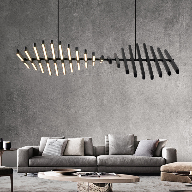 Fishbone Chandelier Nordic LED - Interior Design Meeting Room のレビューと価格