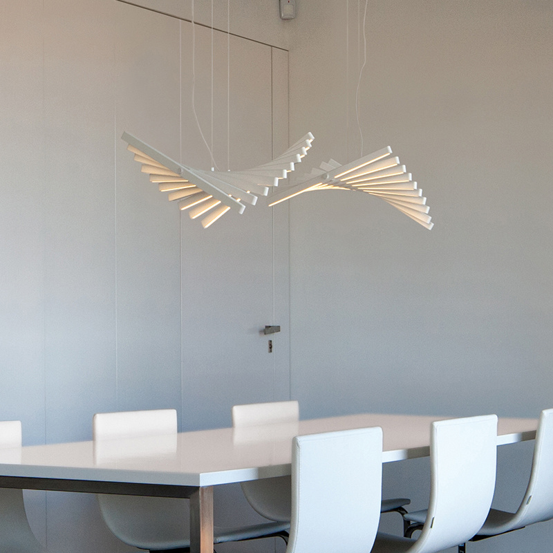 Fishbone Chandelier Nordic LED - Interior Design Meeting Room のレビューと価格