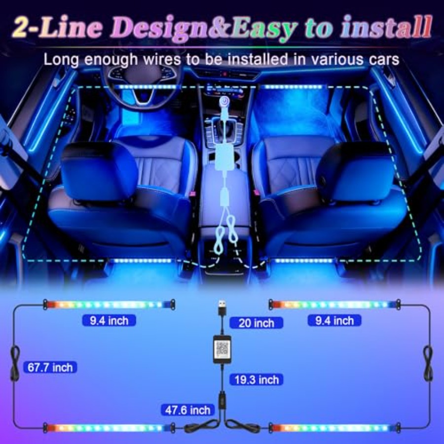 Smart Car Interior LED Lights  - Interior Design Apps のレビューと価格