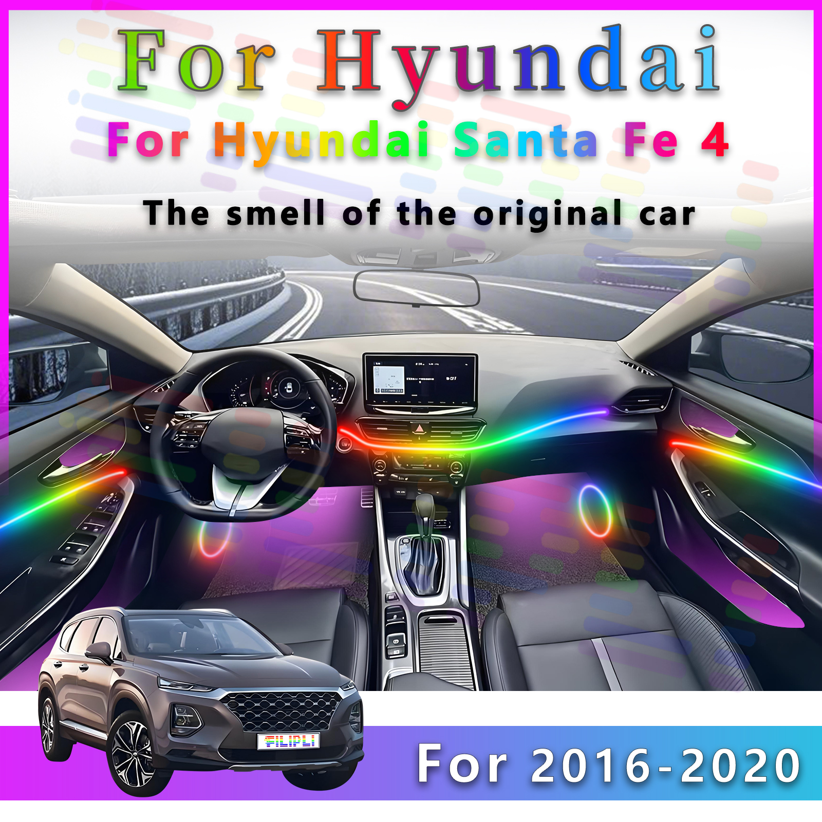 For Hyundai Santa Fe 2016-2020 - Interior Design Apps のレビューと価格