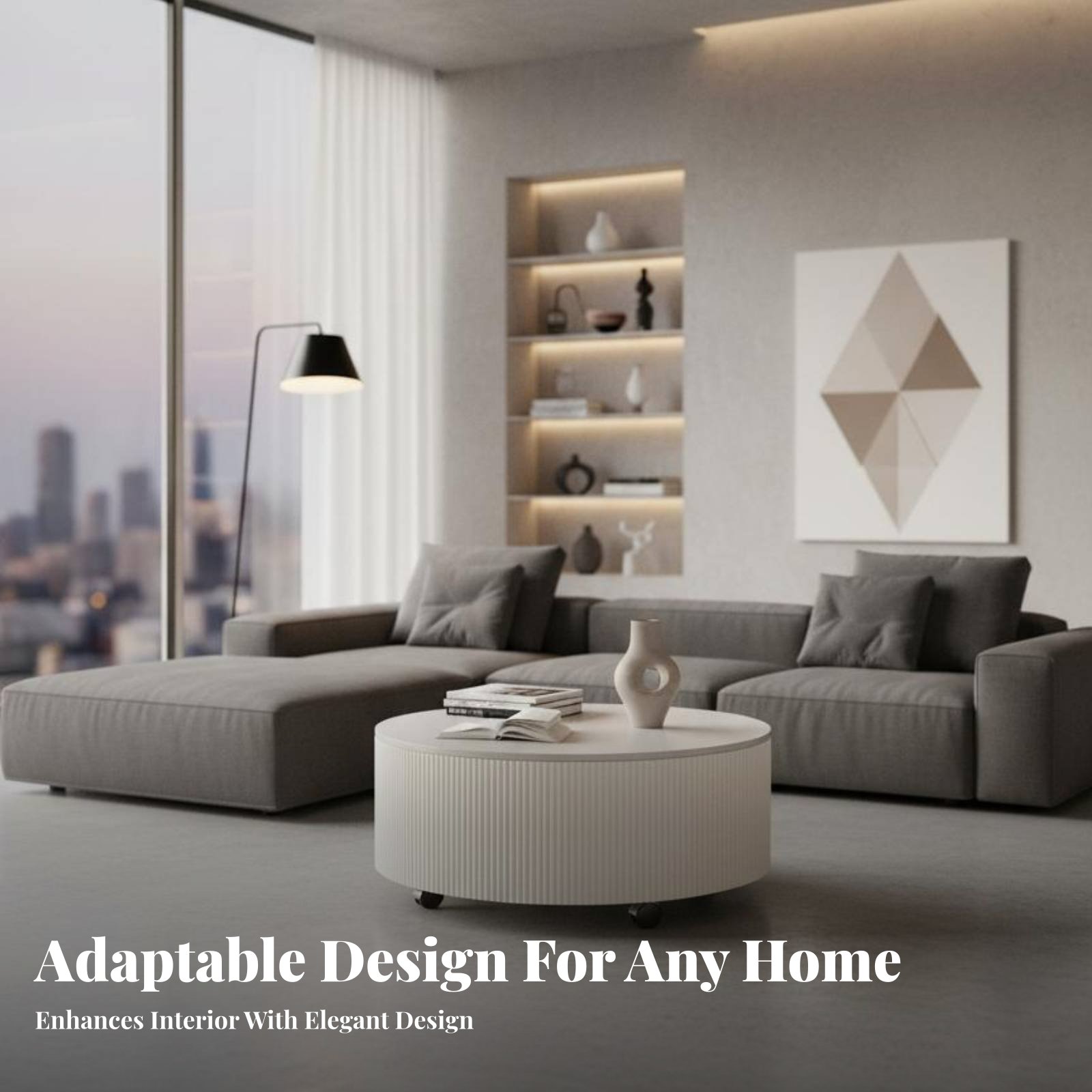 Two-Level Round Dual-Level Tab - Interior Design And Construction のレビューと価格