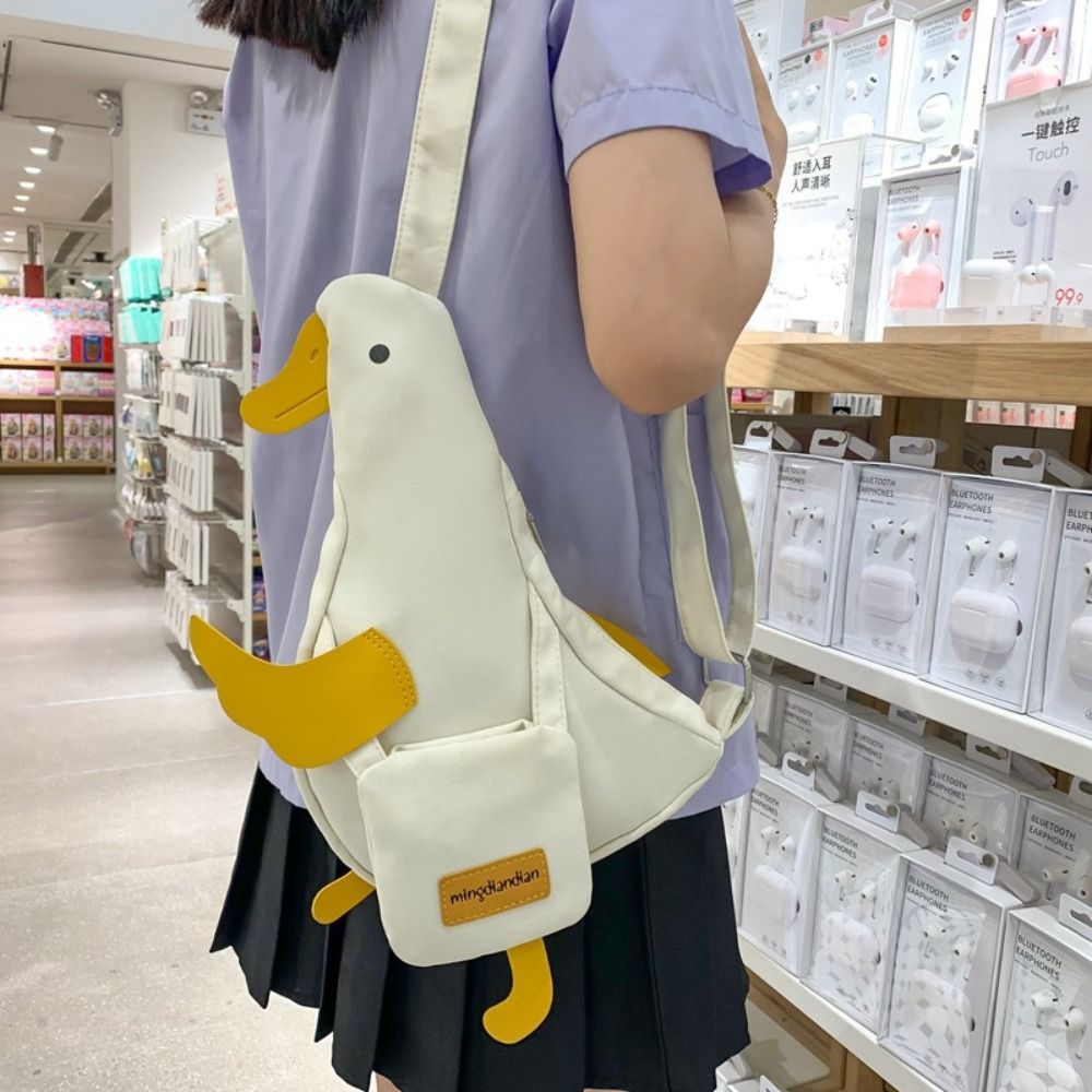 Sweet Canvas Funny Duck Crossb - Interior Design Korean Style のレビューと価格