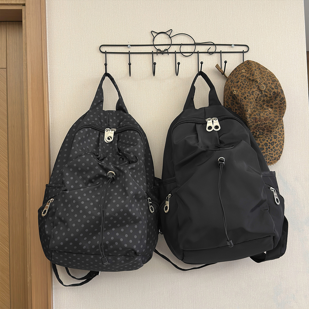 Polka Dot Nylon Drawstring Bac - Interior Design Women のレビューと価格