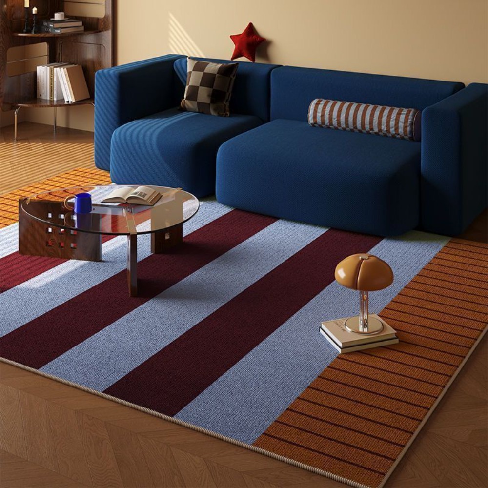 Modern Stripe Pattern Carpet M - Interior Design Retail のレビューと価格