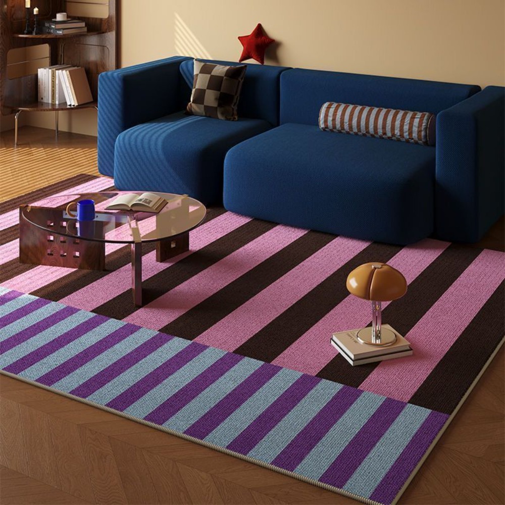Modern Stripe Pattern Carpet M - Interior Design Retail のレビューと価格