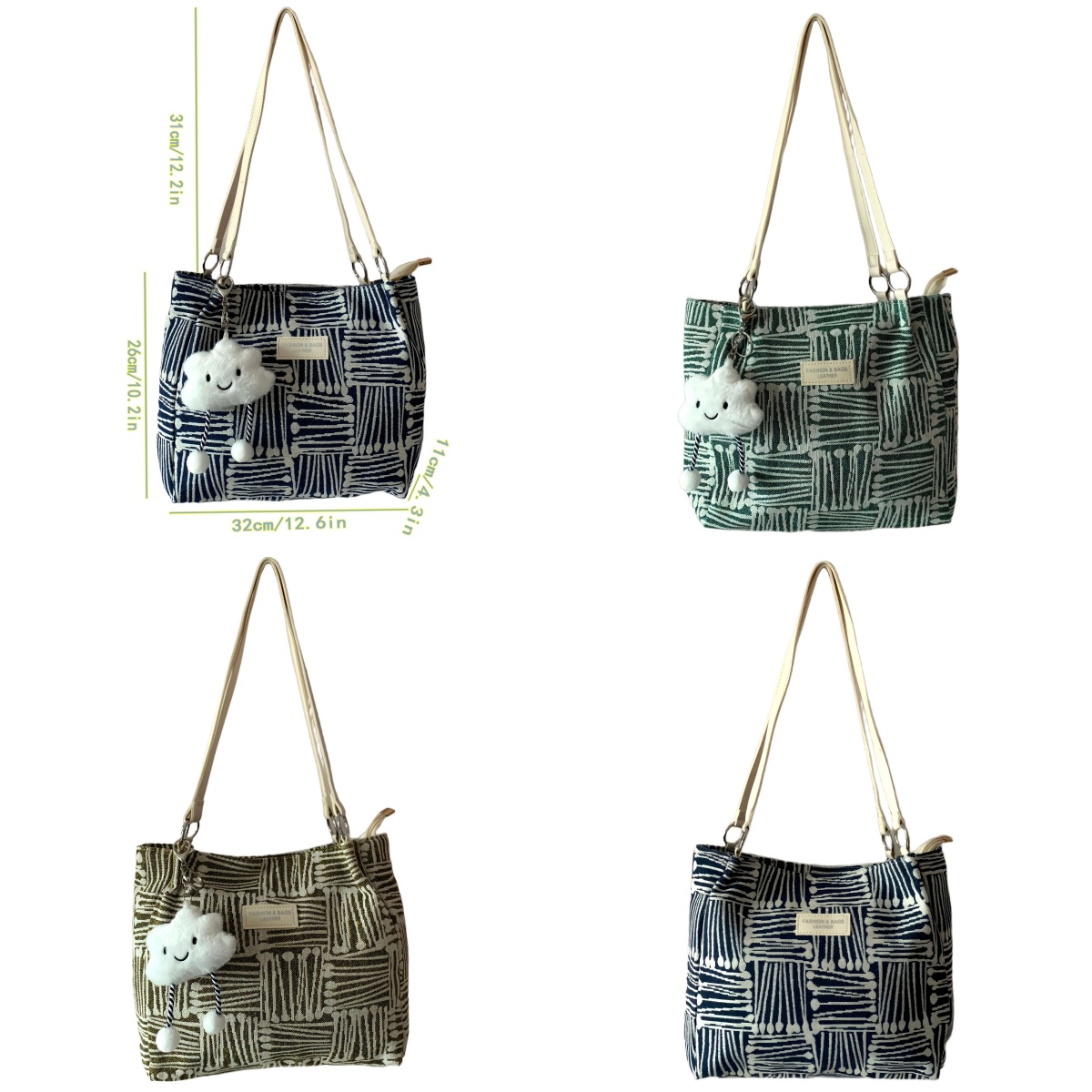 New Korean Style Canvas Bag La - Interior Design Korean Style のレビューと価格