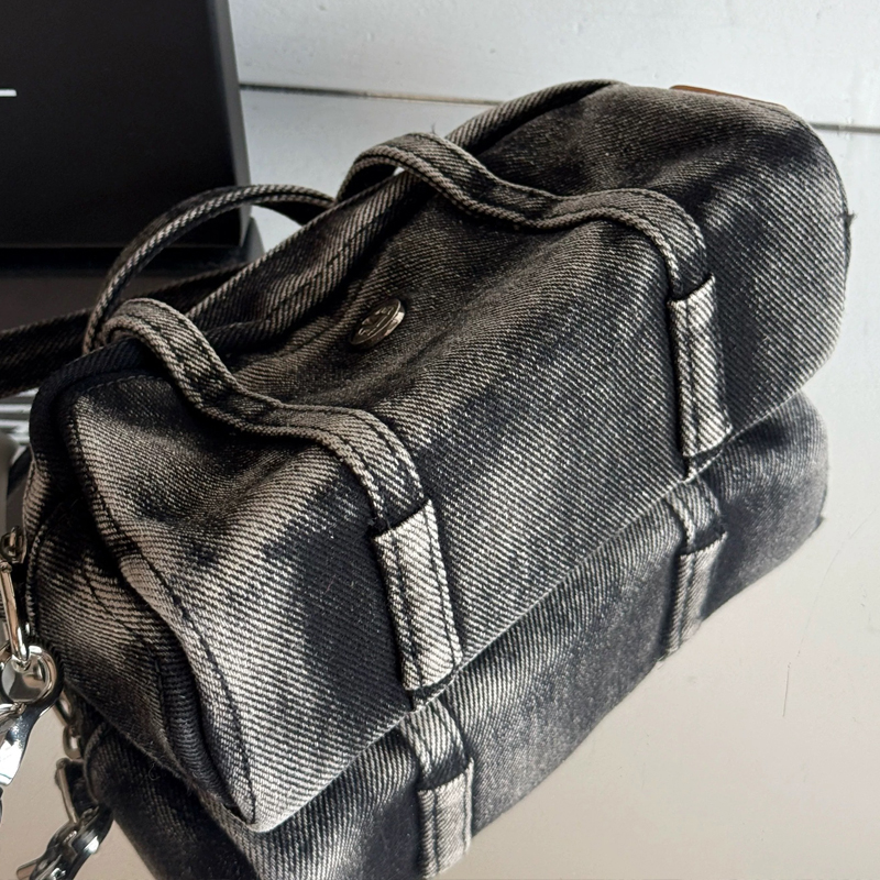Korean Casual Mini Denim Box B - Interior Design Women のレビューと価格