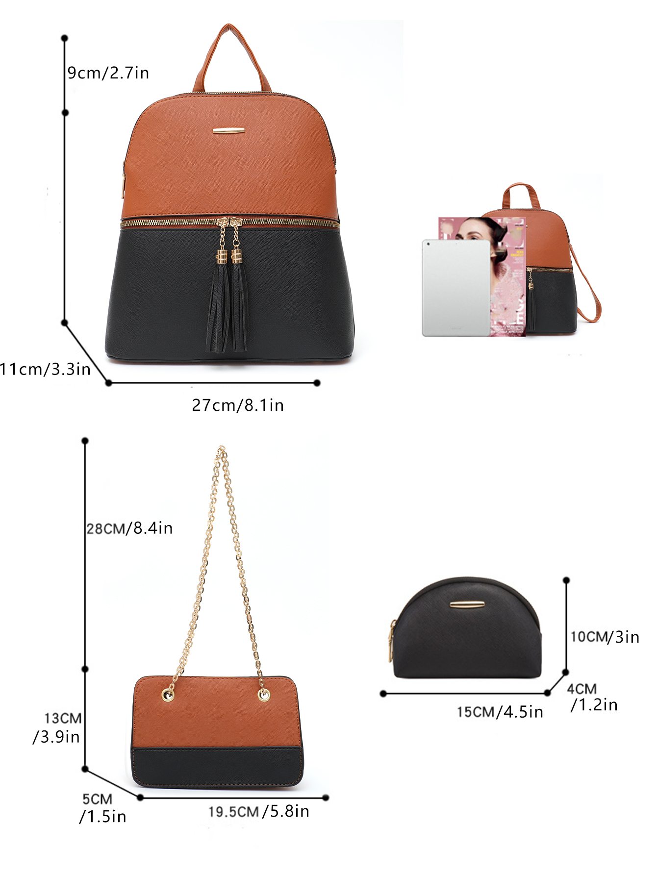 4 PCS Bags Set Women's Fashion - Interior Design Women のレビューと価格