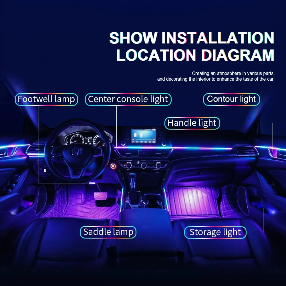 6 in 1 Exclusive Car LED Inter - Interior Design Apps のレビューと価格