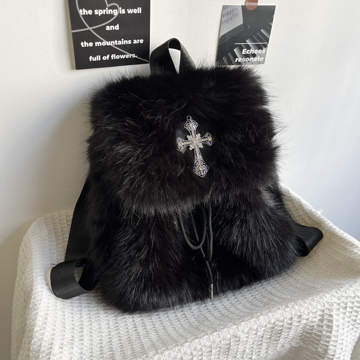 Y2K Hairy Design Spicy Girl Ba - Interior Design Women のレビューと価格